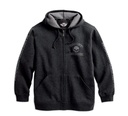 SWEATSHIRT-HOODED,SKULL,GRY 99107-18VM
