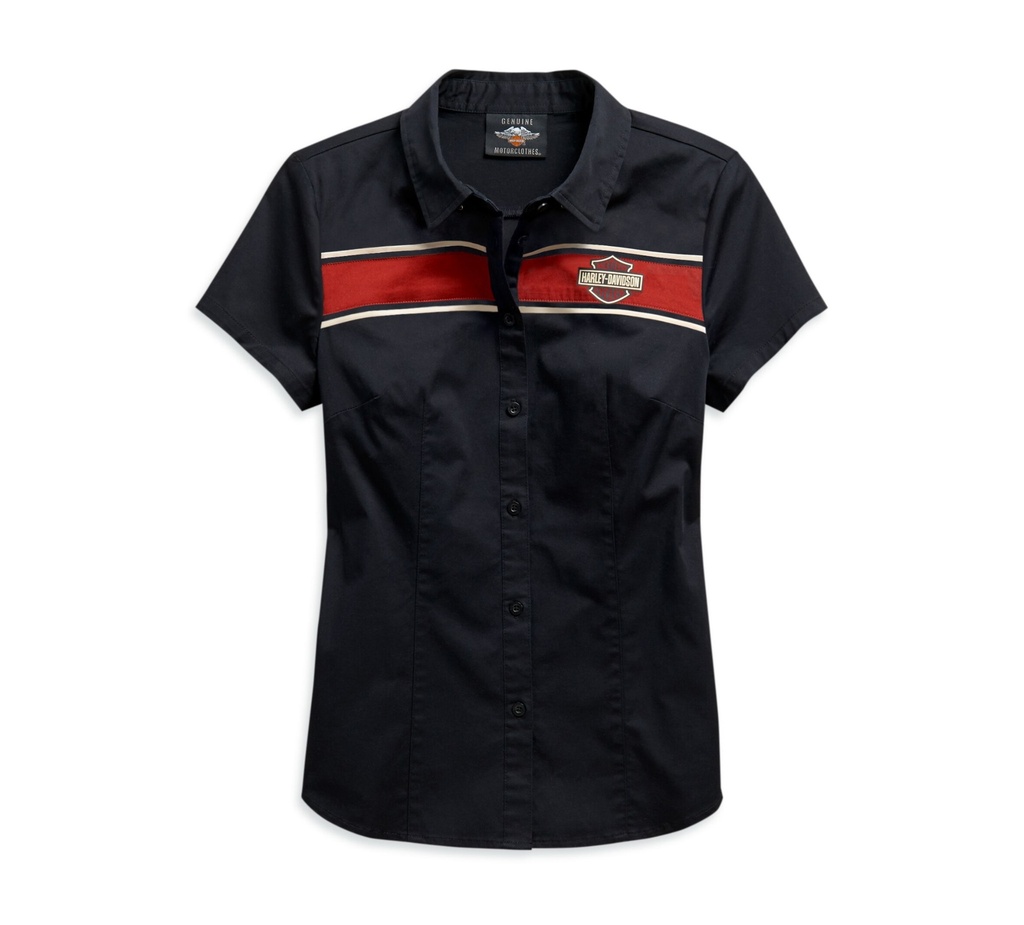 SHIRT-WOVEN,BLACK 99122-20VW
