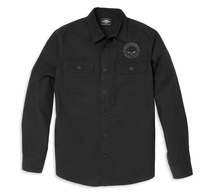 SHIRT-WOVEN,BLACK 96039-22VM