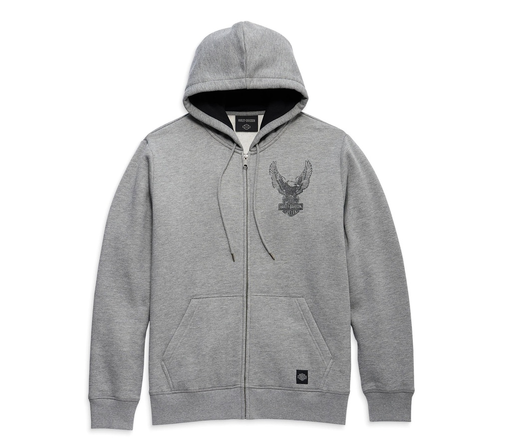 HOODIE-KNIT,GREY HEATHER 96009-23VM