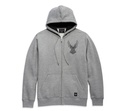 HOODIE-KNIT,GREY HEATHER 96009-23VM