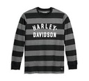 TEE-KNIT,BLACK STRIPE 96095-23VM