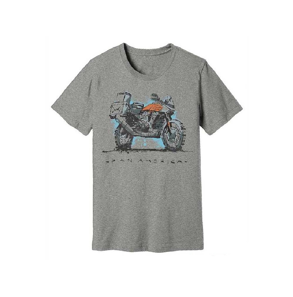 TEE-KNIT,HEATHER GREY 96530-22VM