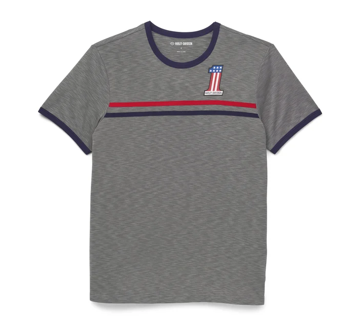 TEE-KNIT,HEATHER GREY 96545-22VM