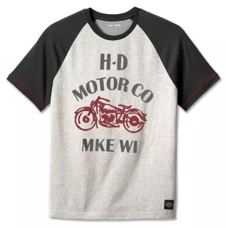 TEE-KNIT,GREY HEATHER COLORBLO 96558-23VM