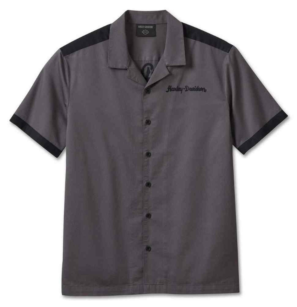 SHIRT-WOVEN,DARK GREY 96618-23VM