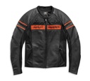 JACKET-BRAWLER,LEATHER,BLACK 98004-21VM
