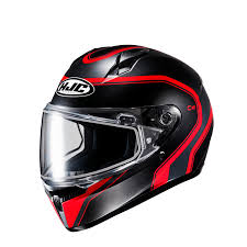 HJC C10 ELIE MC1SF NEGRO/ROJO 