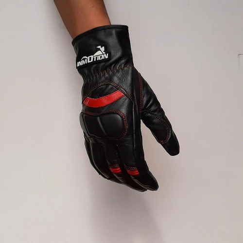 Guantes Moto calle Inmotion Gen Leather Neg/Rojo