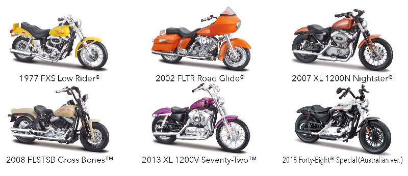 1:18 H-D Motorcycles, Series 38