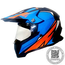 CASCO GHB 819-7MX Z-KIT NEGRO/AZUL 