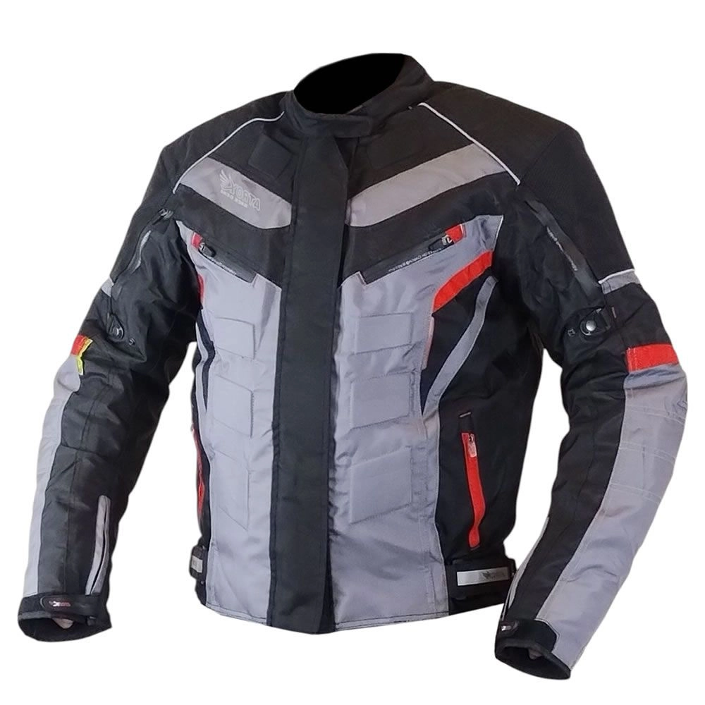 CHAQUETA ATROX TORC (CE2130) NEGRA ROJA