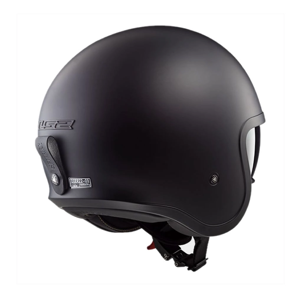 CASCO ABIERTO LS2 OF599 SPITFIRE NEGRO MATTE