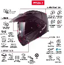 CASCO LS2 FF324 METRO EVO RAPID NGRO/AMA 