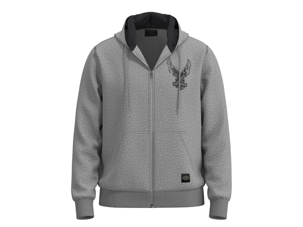 HOODIE-KNIT,GREY HEATHER 96009-23VM