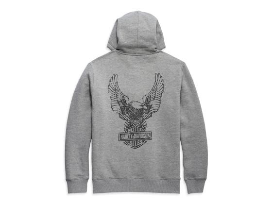 HOODIE-KNIT,GREY HEATHER 96009-23VM