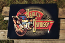 H-D NO BOUNDARIES HOG SIGN
