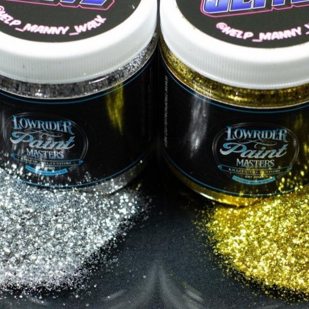 Gold-Lowrider Paint Masters Metal Flake - 2.5oz