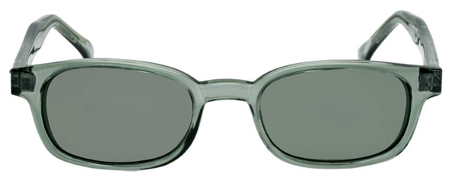 Chill Green KD's - 21269 Green Clear Frame/Green Polarized