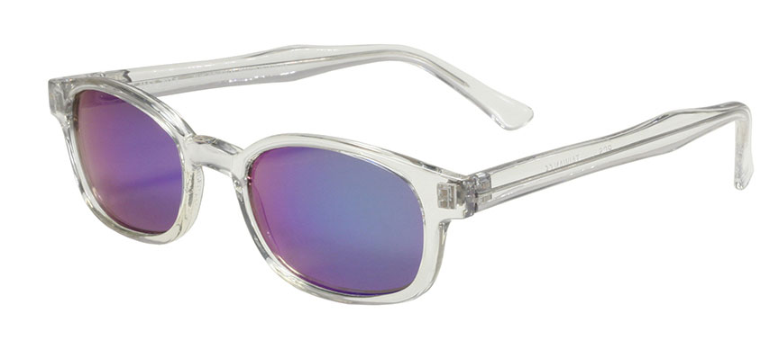 Chill KD's - 22018 Clear Frame/Colored Mirror Lens