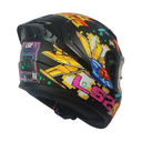 CASCO LS2 FF810 VIGO SPACE ATTACK NEGRO AMARILLO ROJO MATE