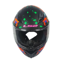 CASCO LS2 FF810 VIGO SPACE ATTACK NEGRO AMARILLO ROJO MATE
