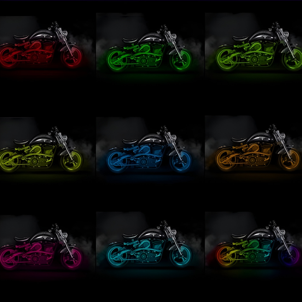 TIRA LED DECORATIVA PARA MOTOCICLETA