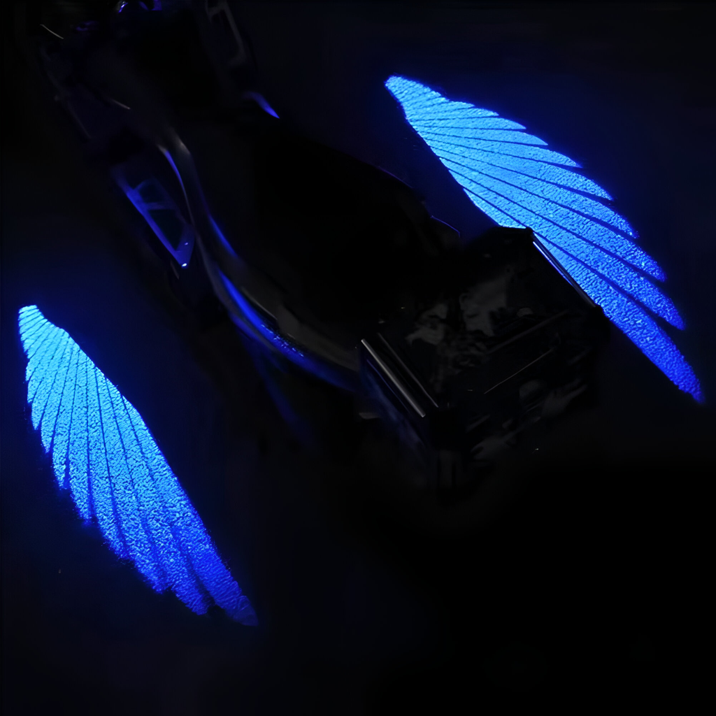 LUZ DE PROYECCION LED CON ALAS DE ANGEL PARA MOTOCICLETA