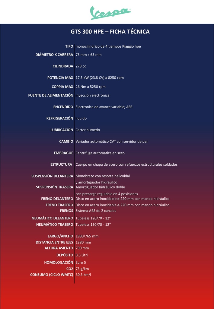 Vespa GTS Super Sport