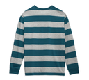TEE-KNIT,GREEN STRIPE 96096-23VM