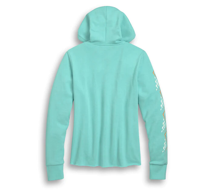 HOODIE-KNIT,BLUE 96262-20VW