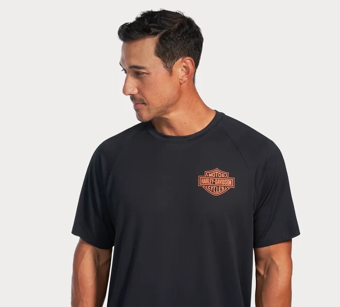 TEE-KNIT,BLACK 99054-22VM