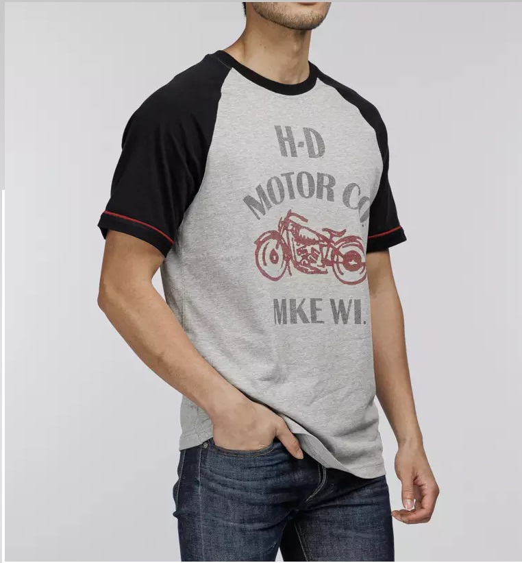 TEE-KNIT,GREY HEATHER COLORBLO 96558-23VM