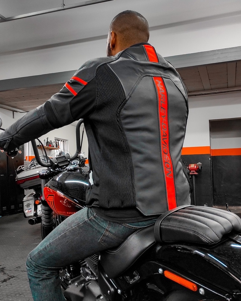 JACKET-BRAWLER,LEATHER,BLACK 98004-21VM