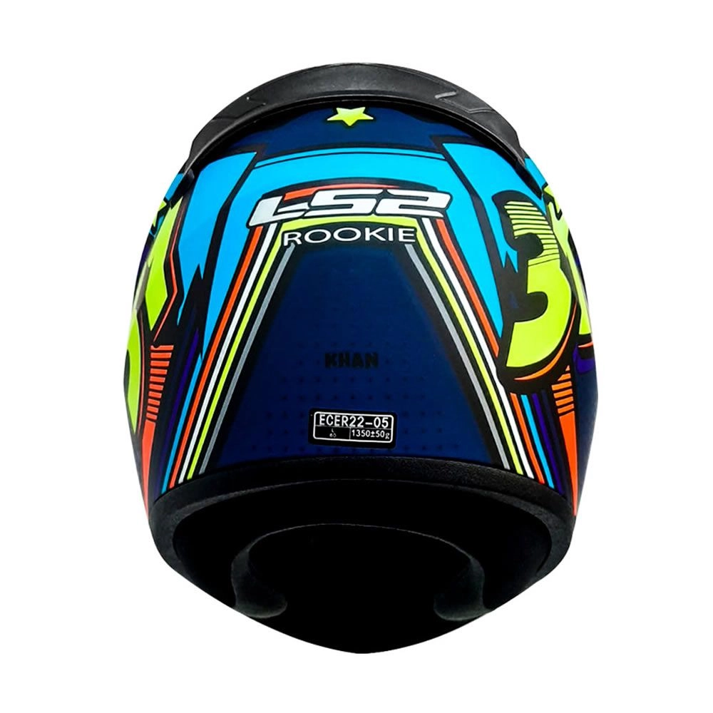 CASCO LS2 FF352 KHAN AZUL AMARILLO 