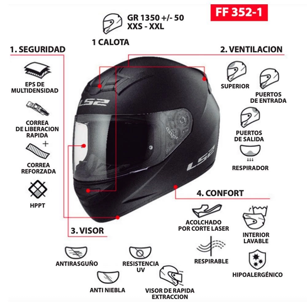 CASCO LS2 FF352 KHAN AZUL AMARILLO 