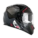 CASCO LS2 FF320 STREAM EVO SCHE NEGRO GRIS 