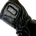 GUANTES VITESE VR6 LARGO CUERO NEGRO 