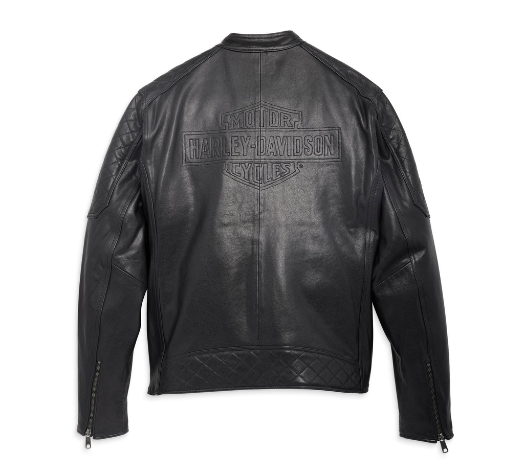 JACKET-LEATHER,BLACK 97006-23VM