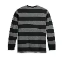 TEE-KNIT,BLACK STRIPE 96095-23VM