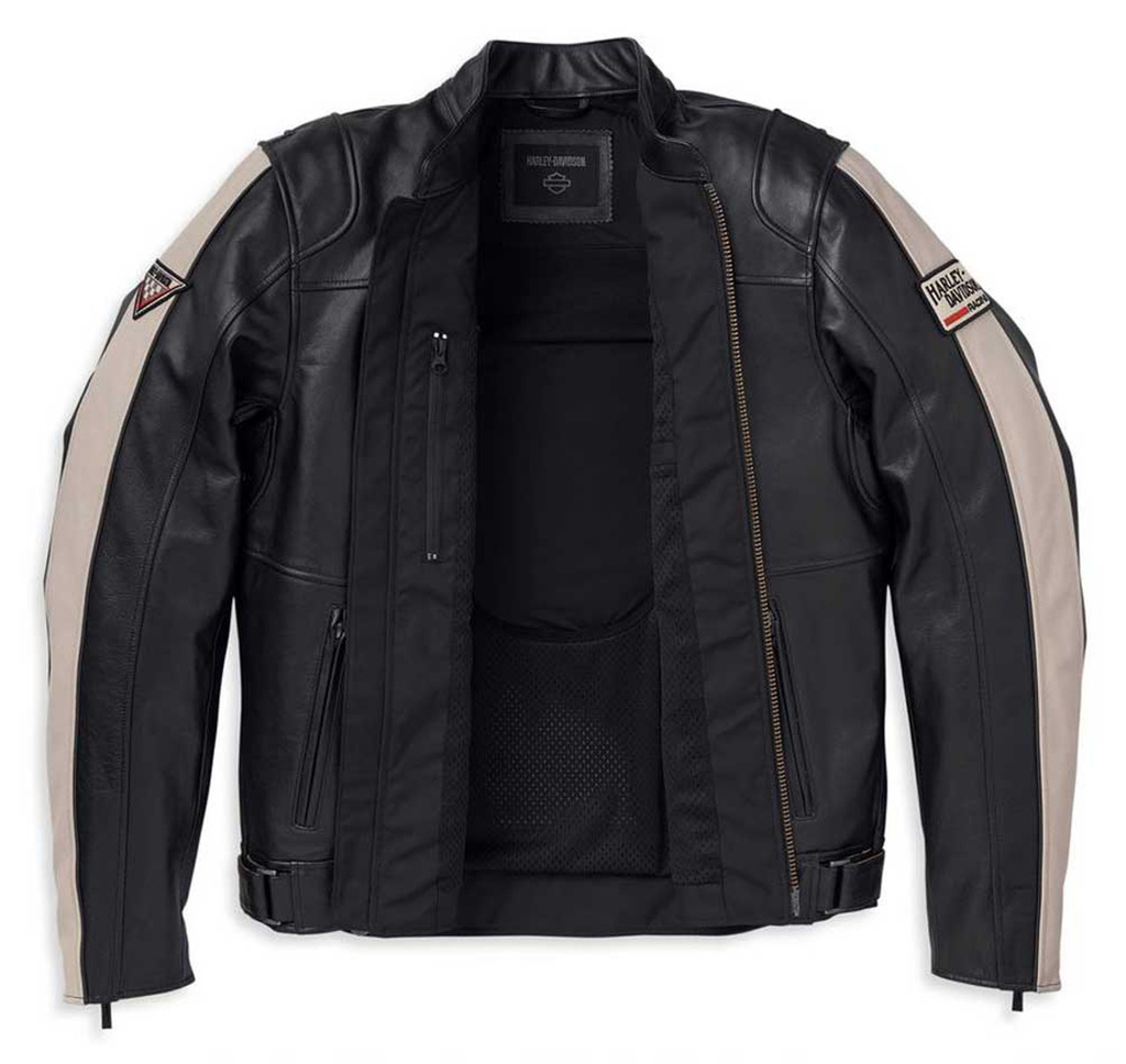 JACKET-ENDURO,LEATHER,BLACK 98003-22VM