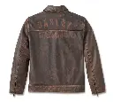 JACKET-LEATHER,BROWN 97008-23VM