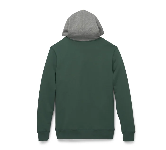 HOODIE-KNIT,GREEN 96294-22VM