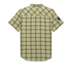 SHIRT-WOVEN,TAN PLAID 96019-22VM