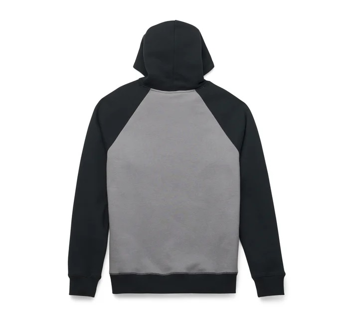 HOODIE-KNIT,COLORBLOCK GREY 96287-22VM