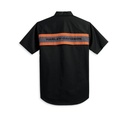 SHIRT-WOVEN,BLACK COLORBLOCK 96157-23VM