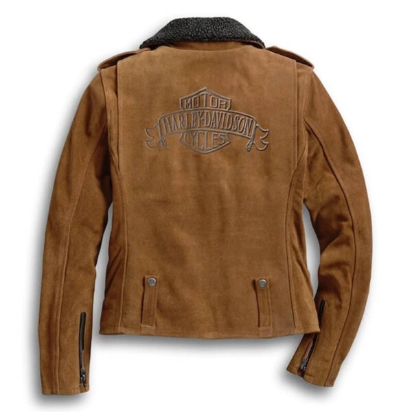 JACKET-BIKER,SUEDE,BROWN 97009-20VW
