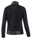 JACKET-LEATHER/KNIT,BLACK 98403-20VW