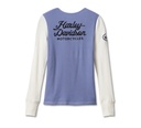 HENLEY-KNIT,BLUE COLORBLOCK 96680-23VW