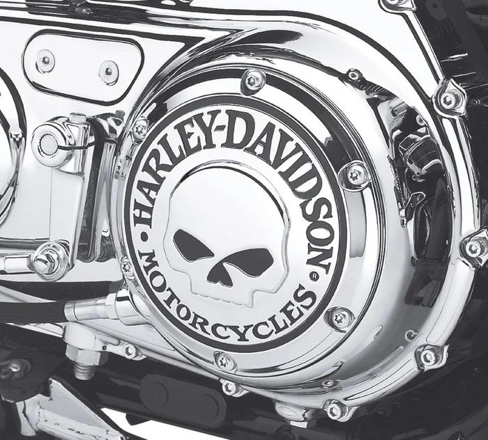 DERBY COVER, SKULL, WILLIE G, 25440-04A